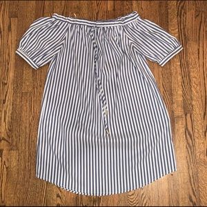 Off the shoulder strapless dress